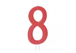 VELA  VERMELHA NUMERO