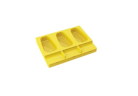 Molde em silicone para 3 gelados Pavoni