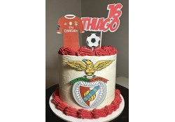 Topper para bolos Benfica personalizado