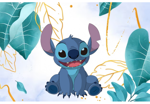 Folha de pasta de açúcar para bolos personalizada Stitch