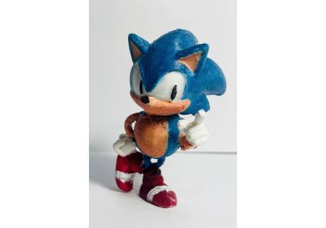 Figura decorativa para bolos Sonic