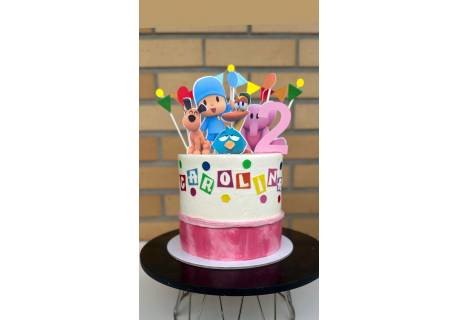 Topper para bolos Pocoyo personalizado