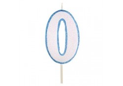 VELA NUMERAL AZUL