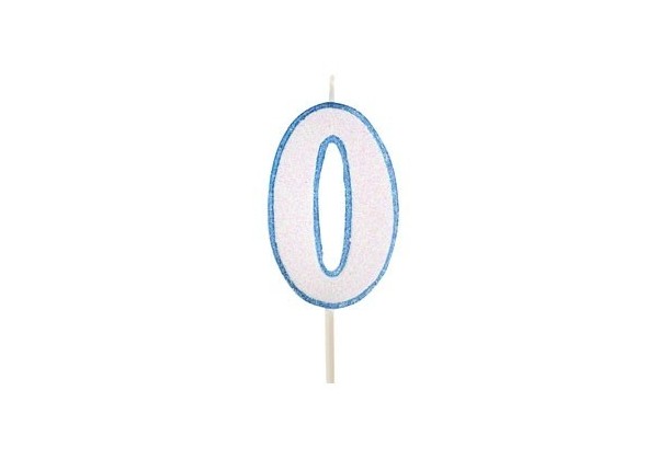 VELA NUMERAL AZUL VELA NUMERAL AZUL
