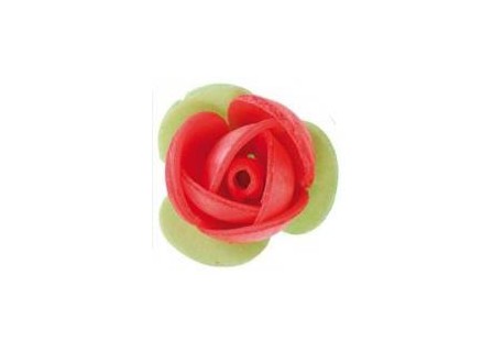 ROSAS  EM HÓSTIA c/ FOLHA 3.5 cm