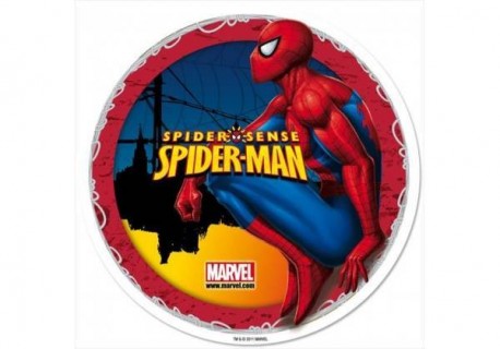 DISCO HÓSTIA  SPIDER MAN PERSONALIZADA